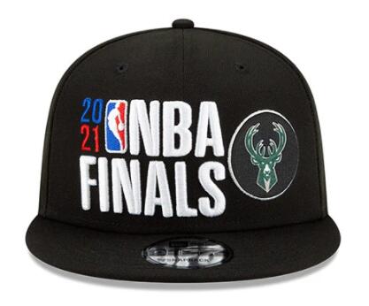 Milwaukee Bucks Finals Stitched Snapback Hats 0011